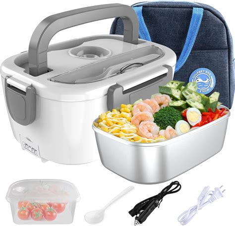 warmer lunch box electric|reusable electric lunch box containers.